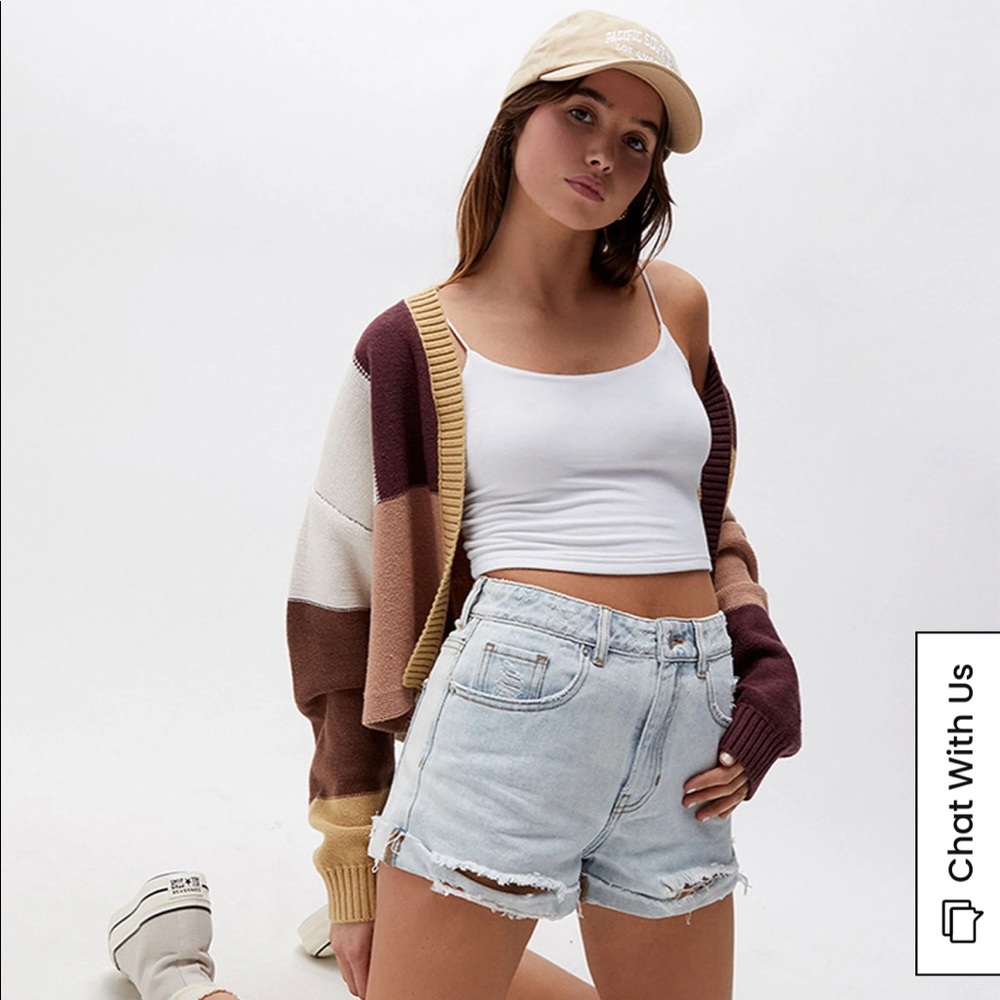Pacsun Light Blue Mom Shorts